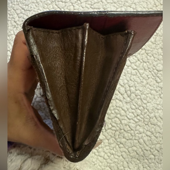 Burberry Continental Wallet Brown and Red - Picture 13 of 16